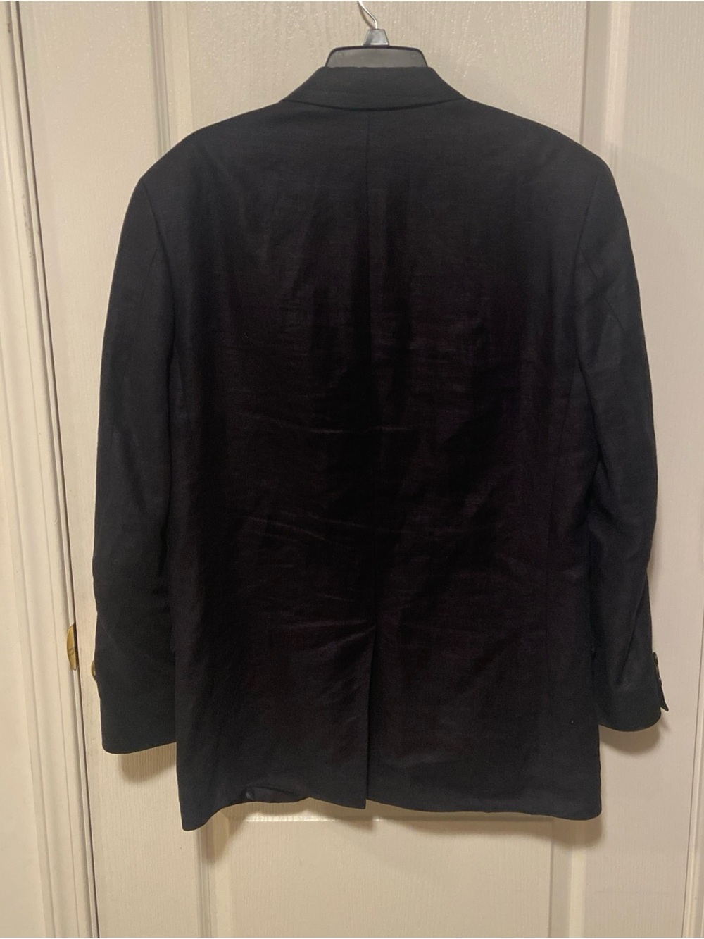 Eddie Bauer Men’s Navy Linen Sport Coat View 4
